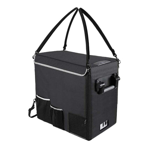 Double Leaves Insulated Protective Cover Transit Bag for 53 Quart Portable Refrigerator Fridge