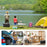 Double Leaves Portable Refrigerator Car Freezer 23 Quart 12V Car Refrigerator Fridge 22L (-7.6℉~50℉) with 12/24V DC and 110-240 AC Compressor Freezer for Home, Truck, RV, Boat, Camping, Travel