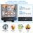 Double Leaves Portable Freezer, 42 Quart (40L) Portable Refrigerator, 15Min Fast Cooling RV Fridge(-4℉~50℉) Car Refrigerator Electric Car Cooler for Truck, Boating, Camping, Road Travel and Home-12/24V DC